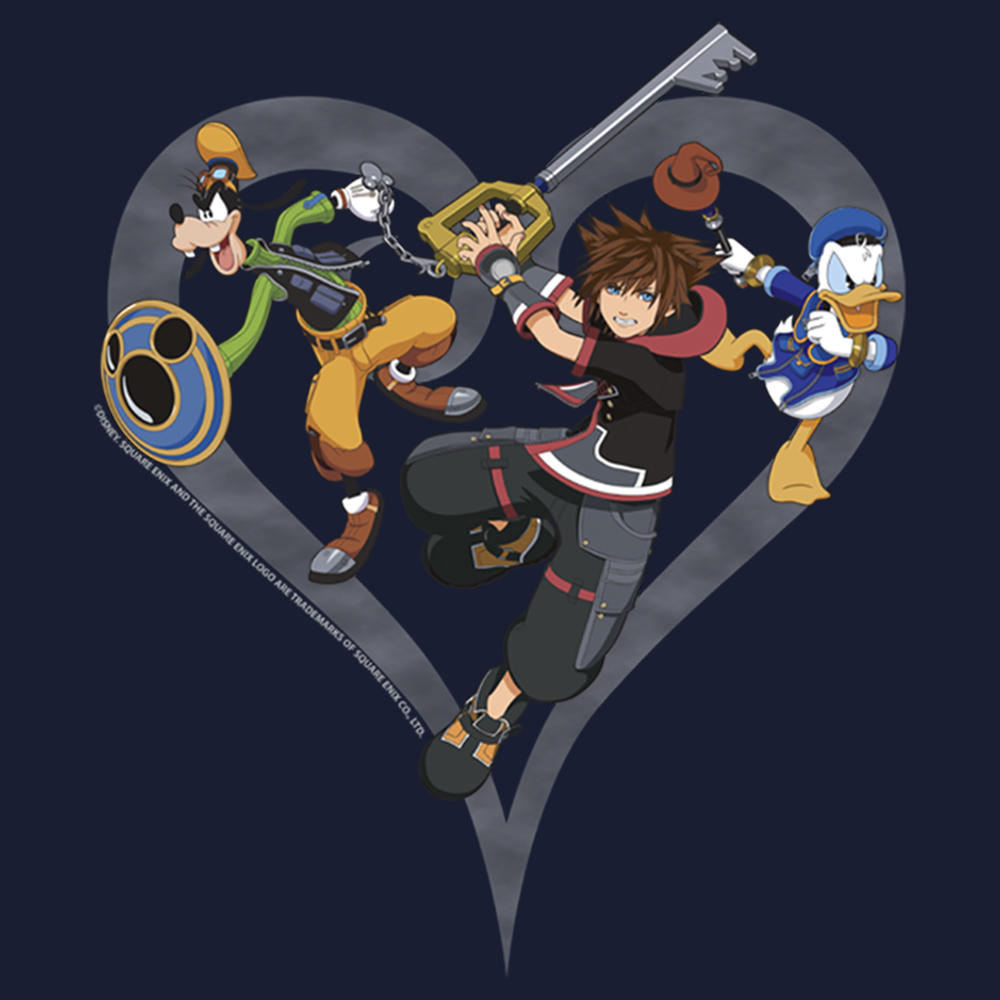 Kingdom Hearts Junior's Kingdom Hearts 3 Ready to Fight  Cowl Neck Sweatshirt