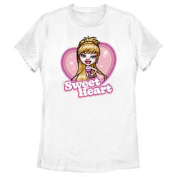 Bratz Women's Bratz Meygan Sweet Heart  Graphic T-Shirt
