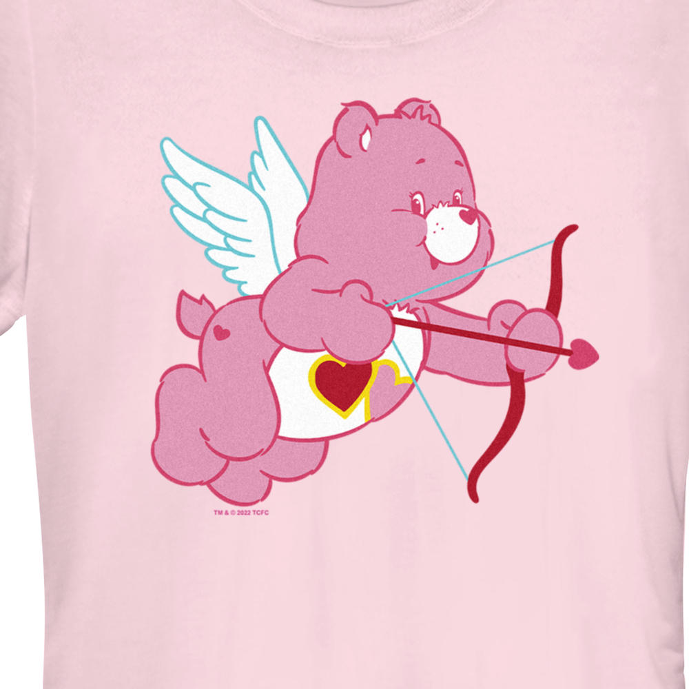 Care Bears Junior's Care Bears Valentine's Day Love-a-Lot Bear Cupid  Graphic Tee