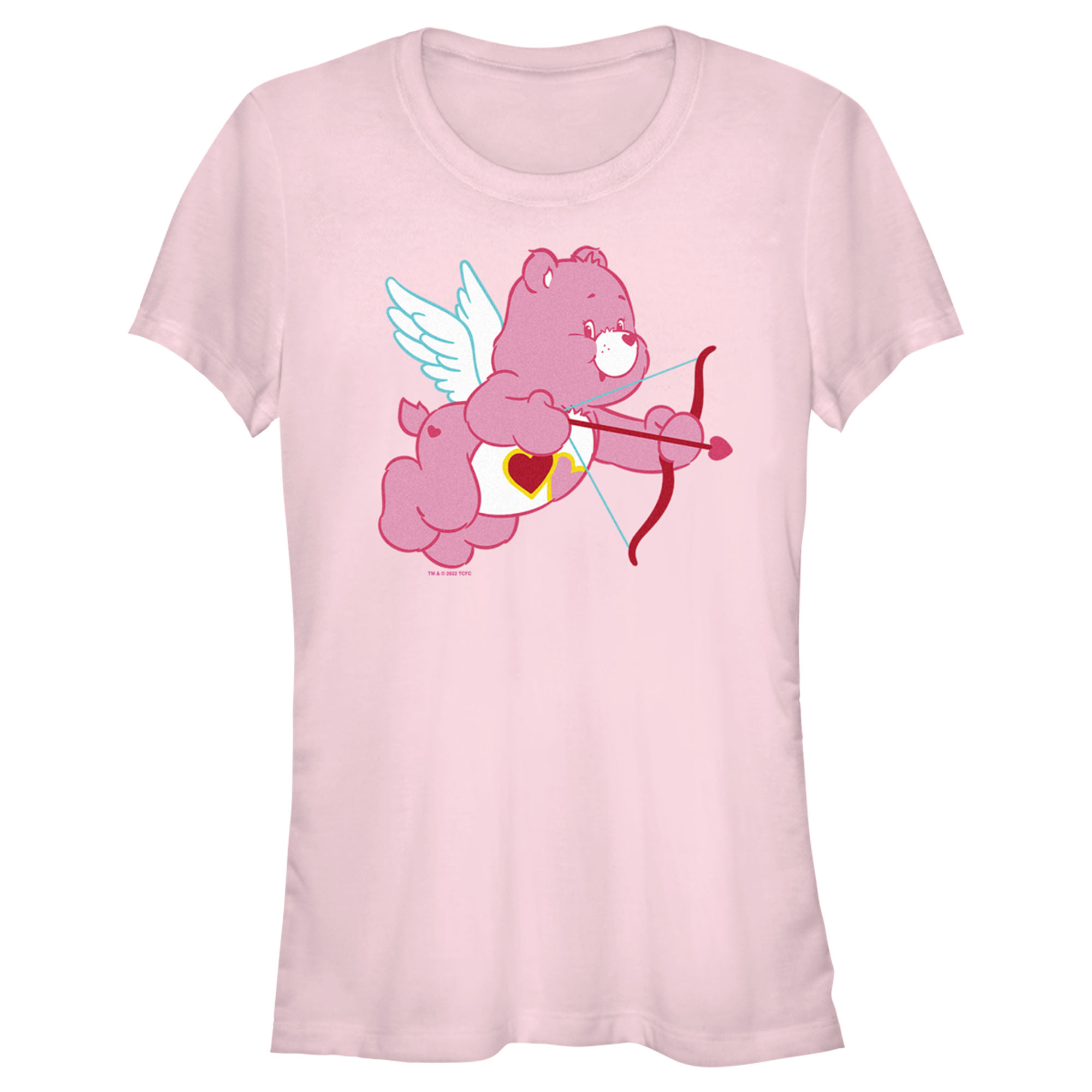 Care Bears Junior's Care Bears Valentine's Day Love-a-Lot Bear Cupid  Graphic Tee