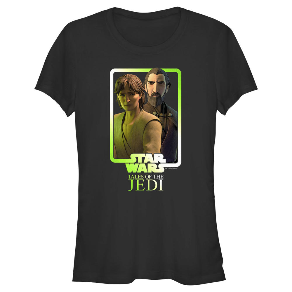 Star Wars: Tales of the Jedi Junior's Star Wars: Tales of the Jedi Count Dooku and Qui-Gon Jinn Duo  Graphic T-Shirt
