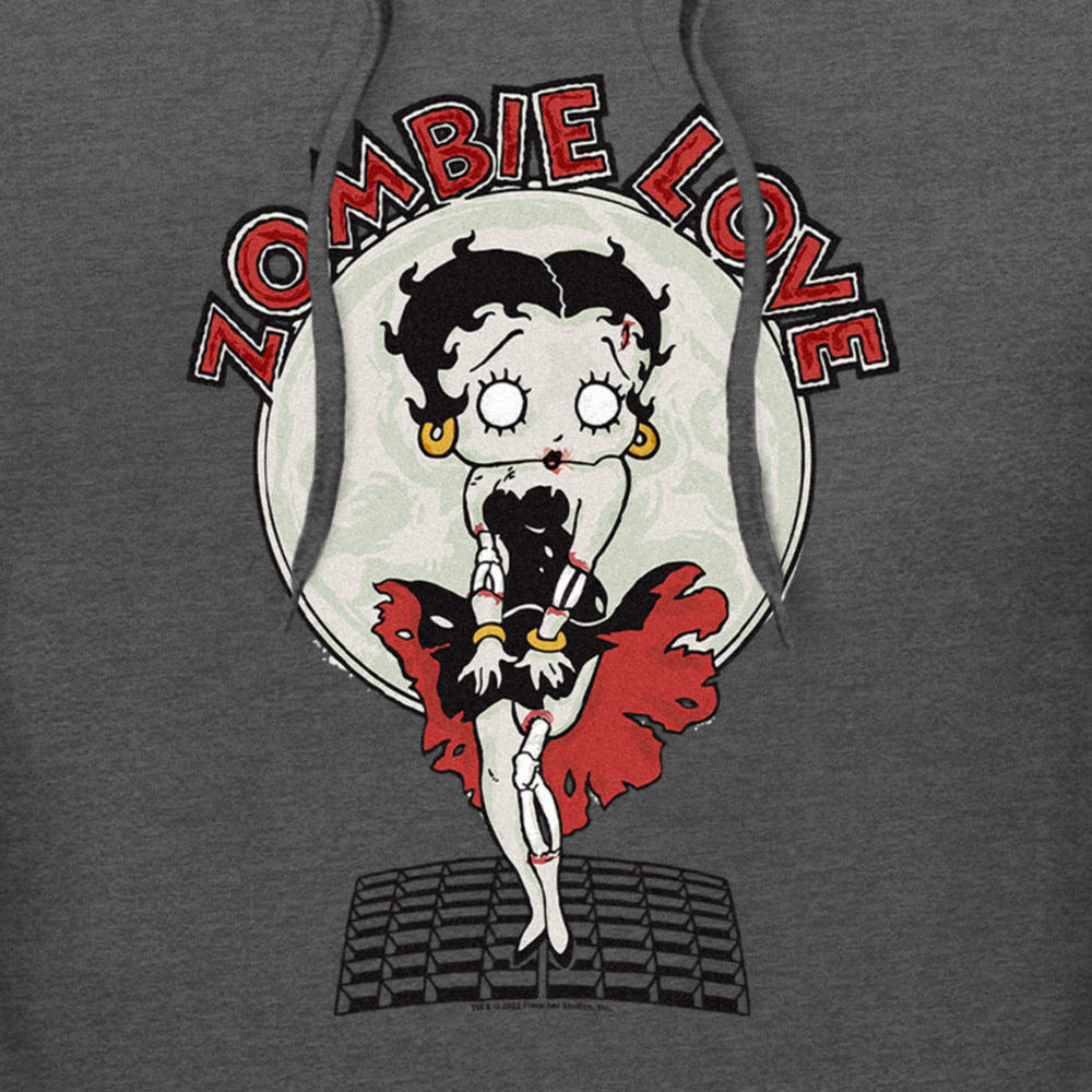 Betty Boop Men's Betty Boop Valentine's Day Zombie Love Dress Pull Over ...