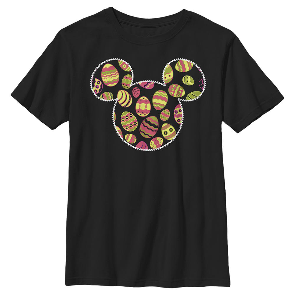 Mickey & Friends Boy's Mickey & Friends Easter Eggs and Mouse Ears  Graphic T-Shirt
