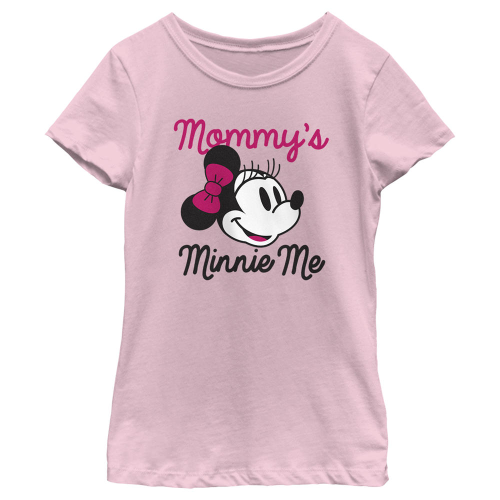 Minnie Mouse Girl's Minnie Mouse Mommy's Minnie Me Portrait  Graphic T-Shirt