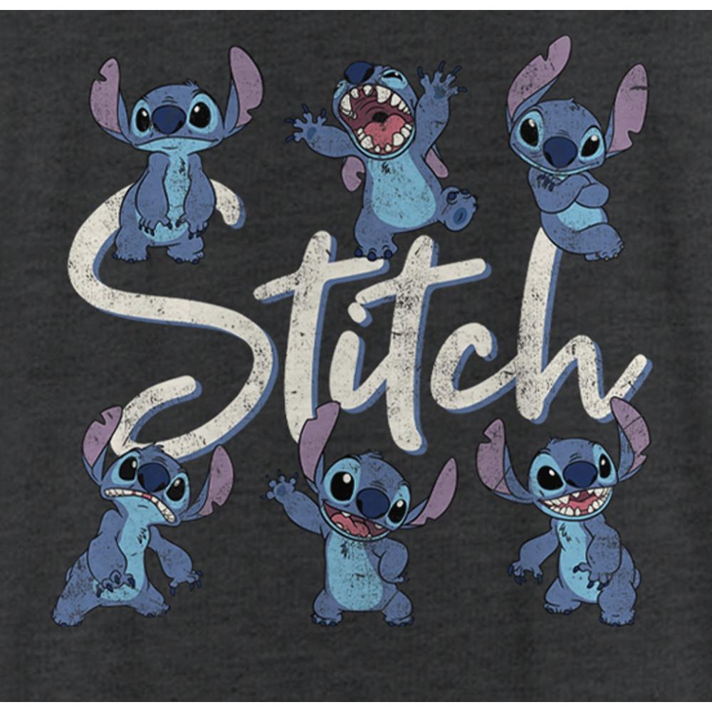 Lilo & Stitch Women's Lilo & Stitch Distressed Poses Racerback Tank Top