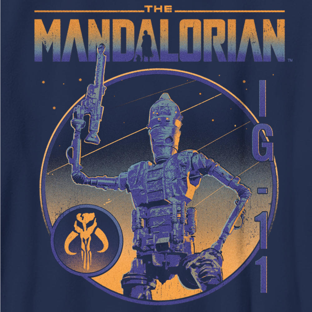 Star Wars Boy's Star Wars: The Mandalorian IG-11 Portrait  Graphic Tee