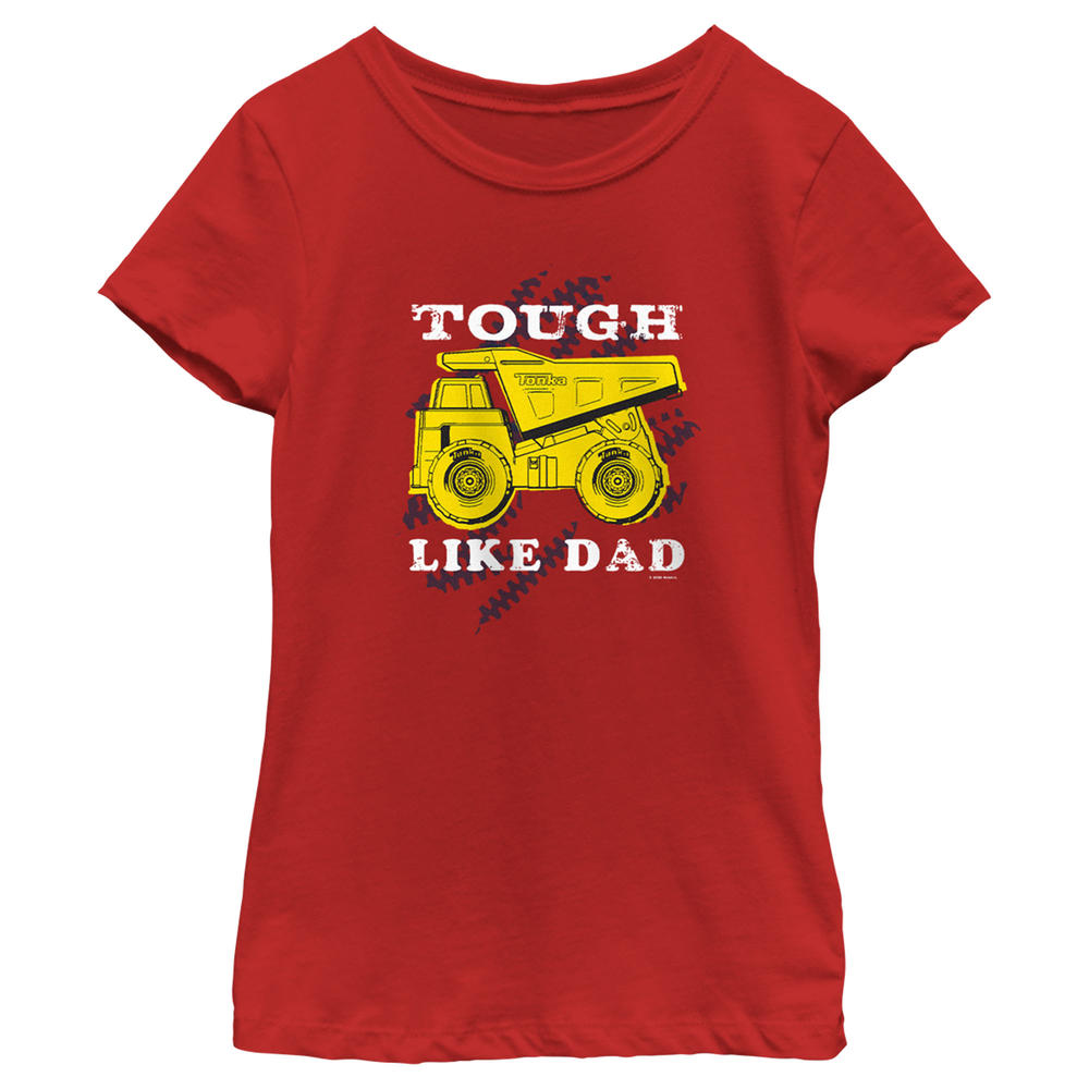 Tonka Girl's Tonka Tough Like Dad  Graphic T-Shirt