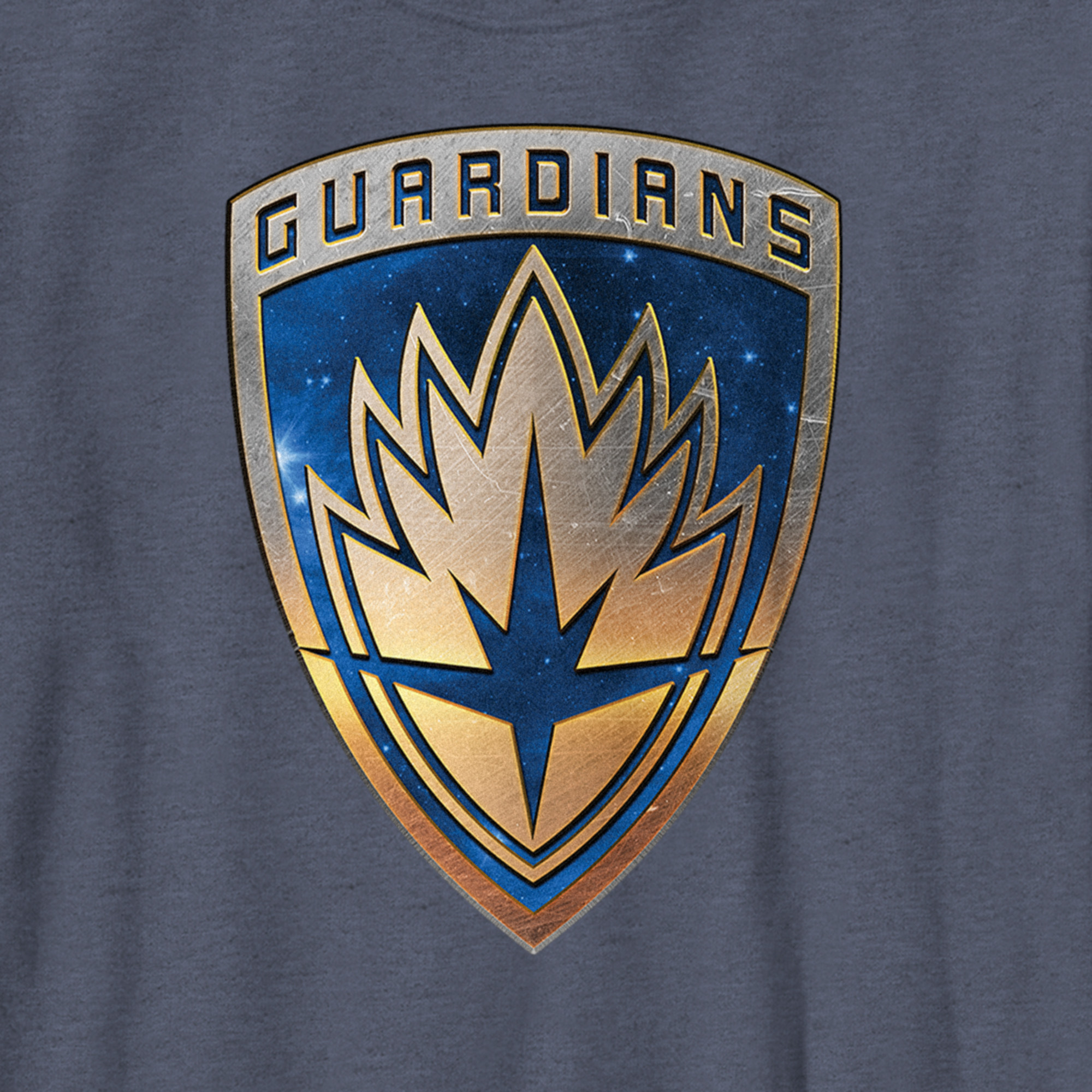 Guardians of the Galaxy Vol. 3 Boy's Guardians of the Galaxy Vol. 3 Metallic Badge  Graphic T-Shirt