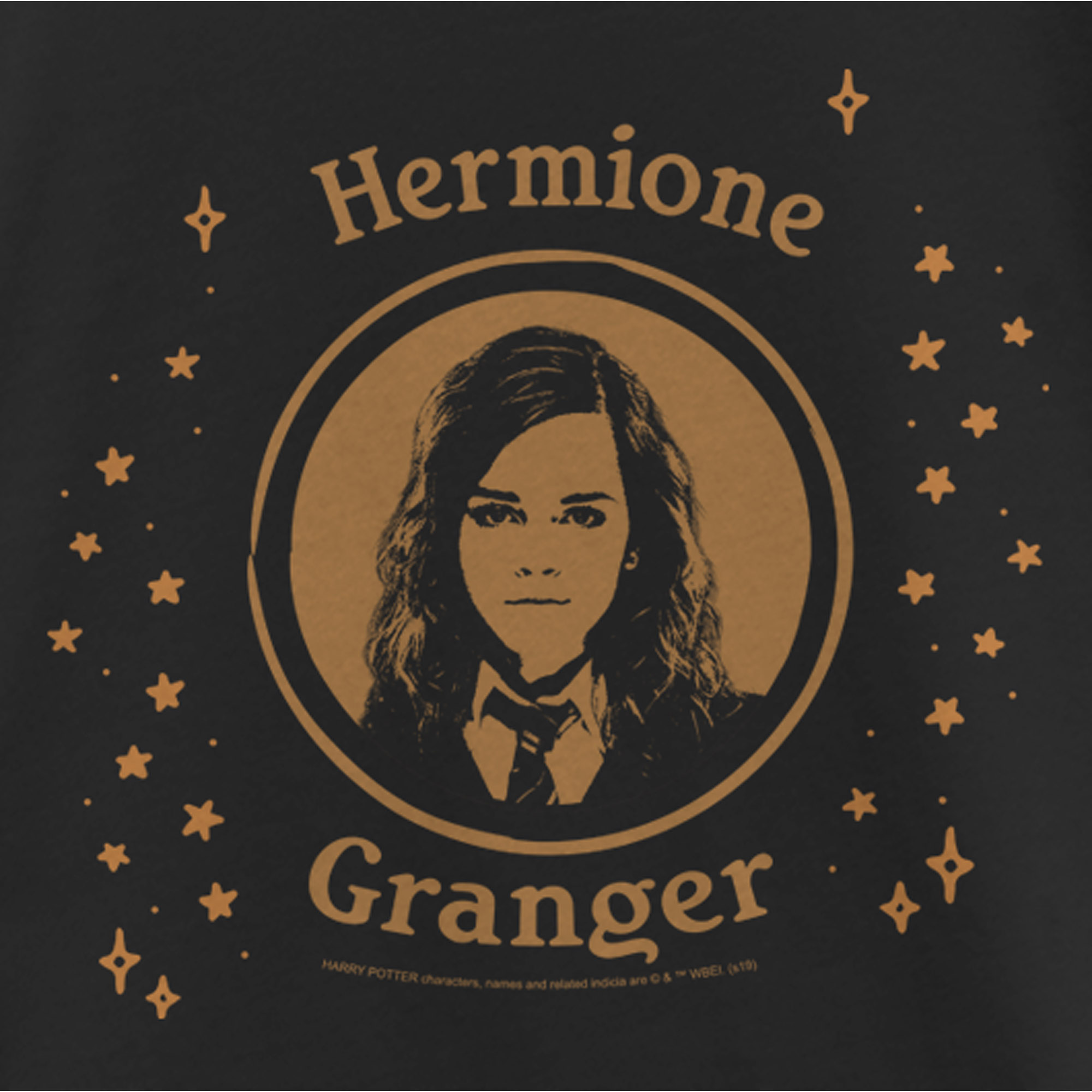 HARRY POTTER Girl's Harry Potter Hermione Granger Logo  Graphic Tee