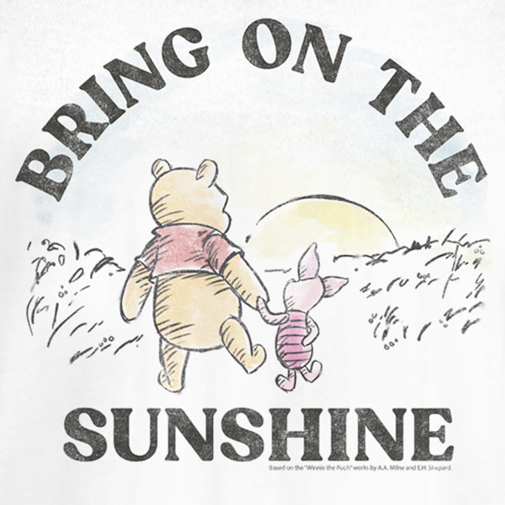 Winnie the Pooh Junior's Winnie the Pooh Bring on the Sunshine  Graphic T-Shirt