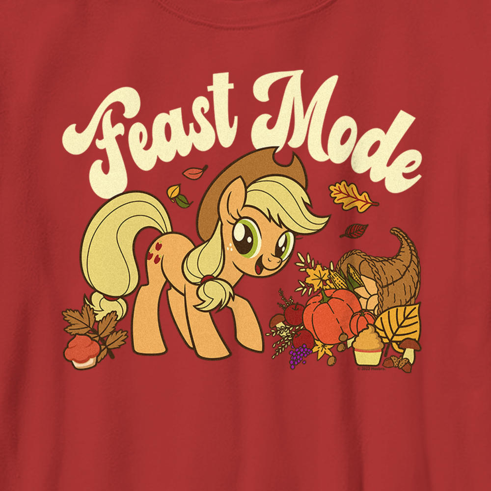 My Little Pony: Friendship is Magic Boy's My Little Pony: Friendship is Magic Applejack Feast Mode  Graphic T-Shirt