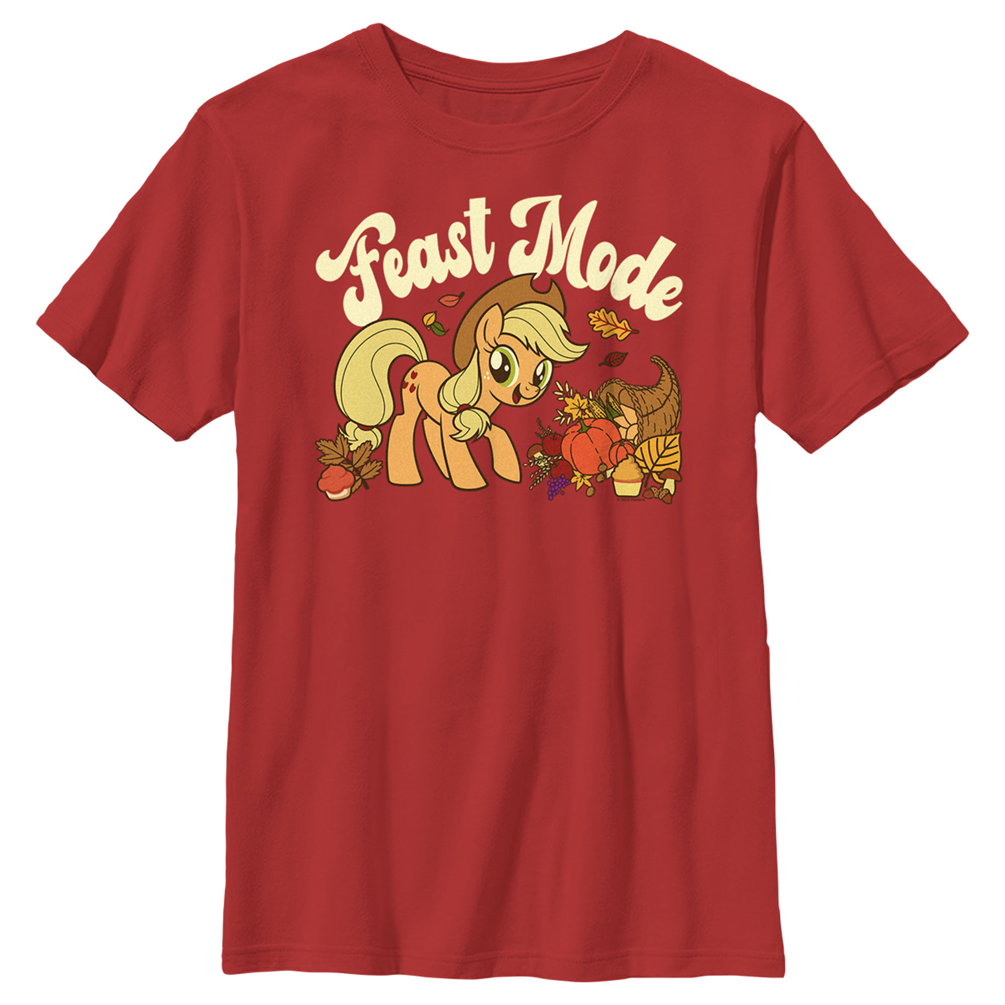 My Little Pony: Friendship is Magic Boy's My Little Pony: Friendship is Magic Applejack Feast Mode  Graphic T-Shirt