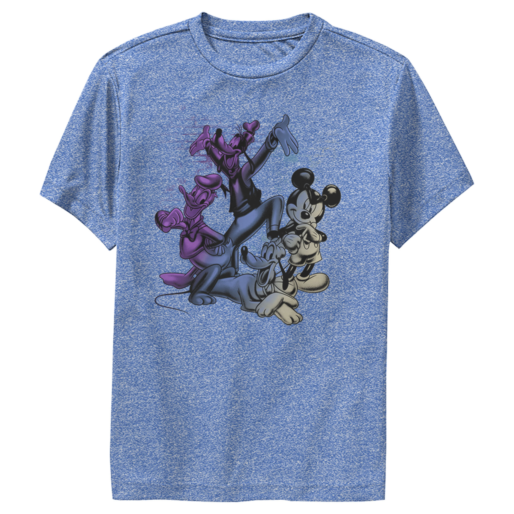 Mickey & Friends Boy's Mickey & Friends Mickey & Friends Ombre Group  Performance Graphic T-Shirt