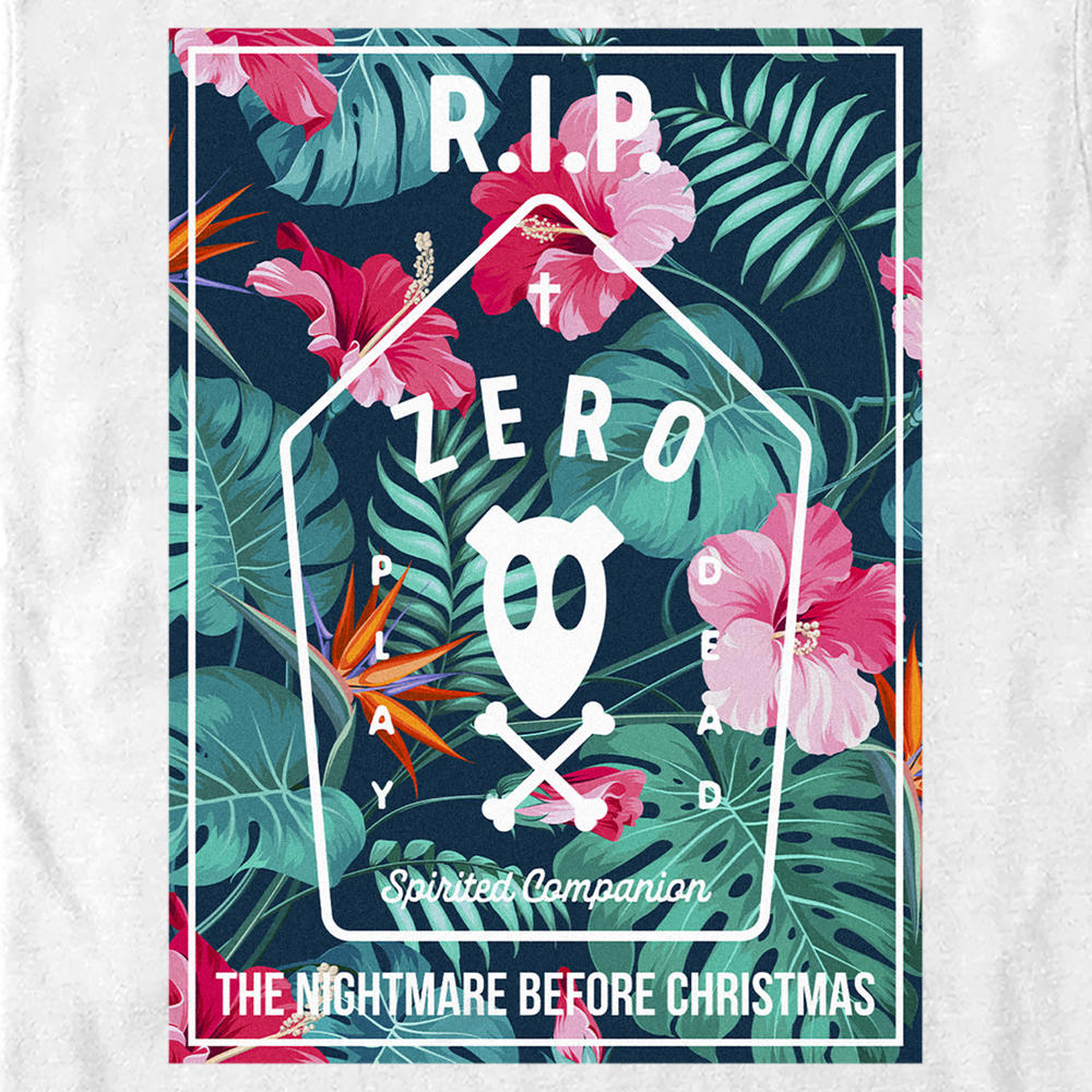 The Nightmare Before Christmas Men's The Nightmare Before Christmas Spirited Companion Zero  Graphic T-Shirt