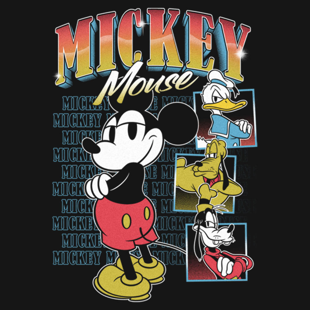 Mickey & Friends Women's Mickey & Friends Cool Crew  Graphic Tee