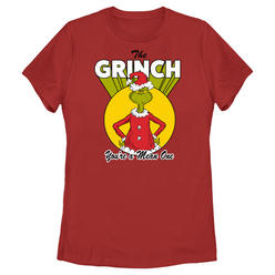Dr. Seuss Women's Dr. Seuss Christmas The Grinch You're a Mean One  Graphic T-Shirt