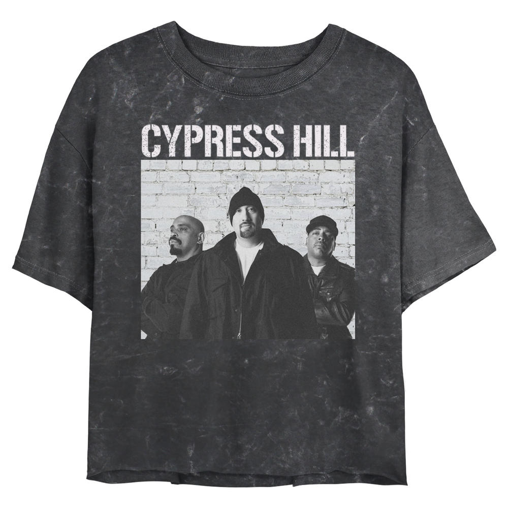 CYPRESS HILL Junior's Cypress Hill Retro Black and White Photo  Graphic Tee