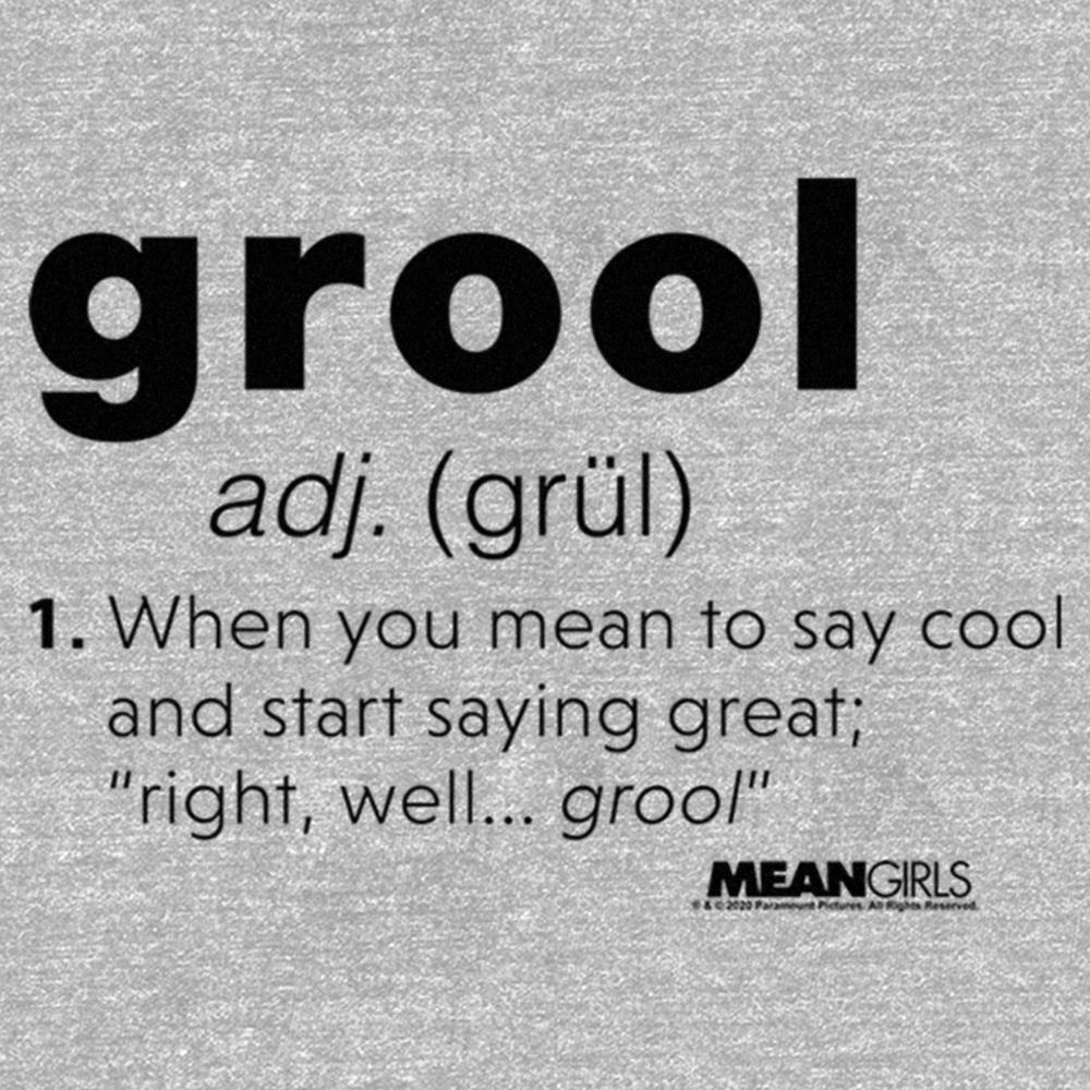 Grool Meme Mean Girls Girl's Mean Girls Grool Definition Graphic T-Shirt