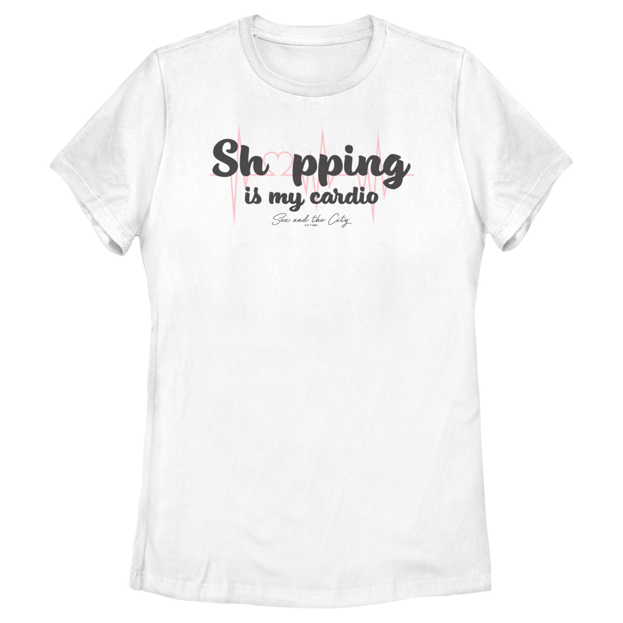 Sex and the City Women's Sex and the City Shopping is My Cardio  Graphic T-Shirt