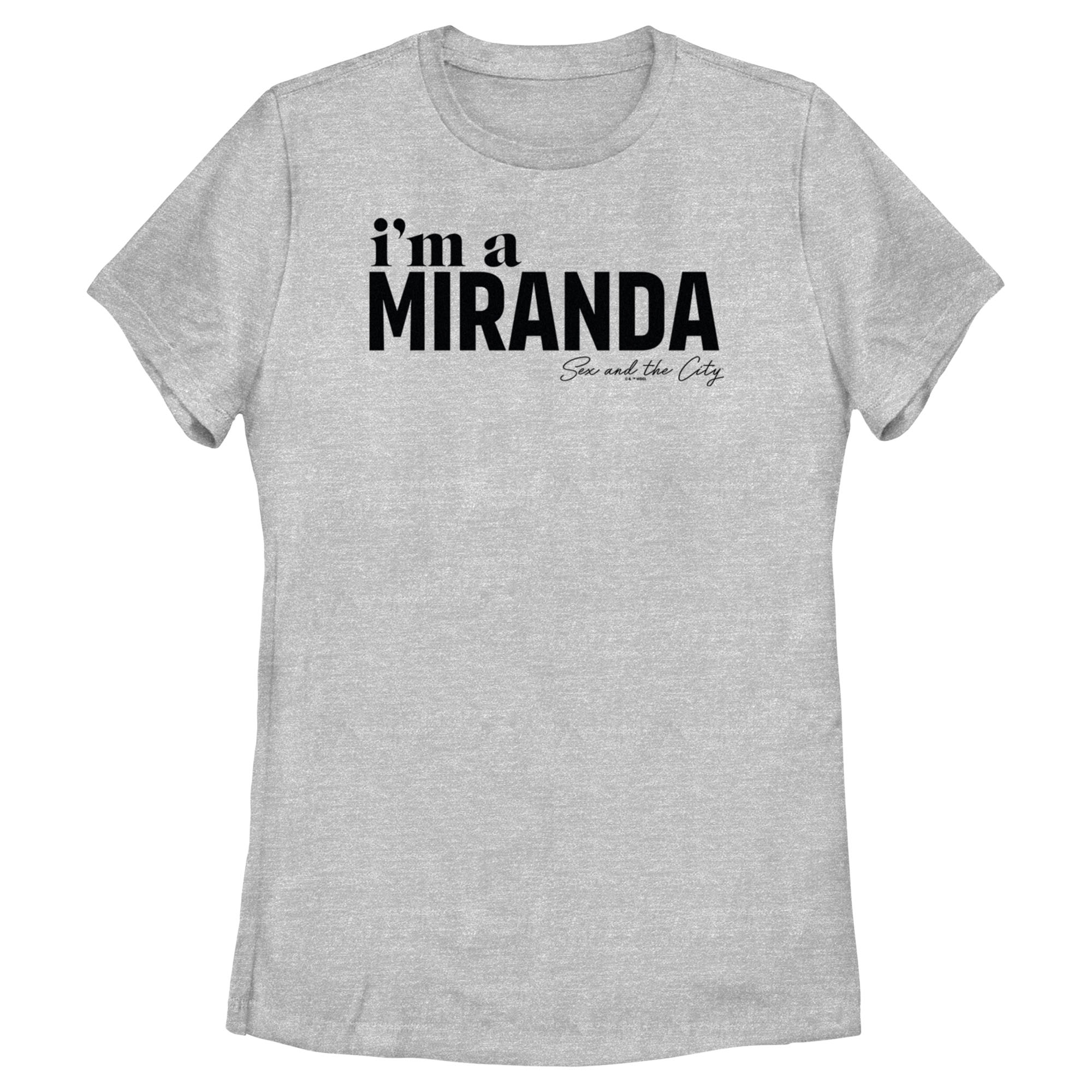 Sex and the City Women's Sex and the City I'm a Miranda Text  Graphic T-Shirt