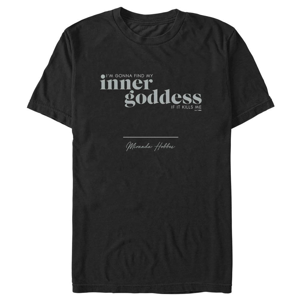 Sex and the City Men's Sex and the City Miranda Find Inner Goddess  Graphic T-Shirt