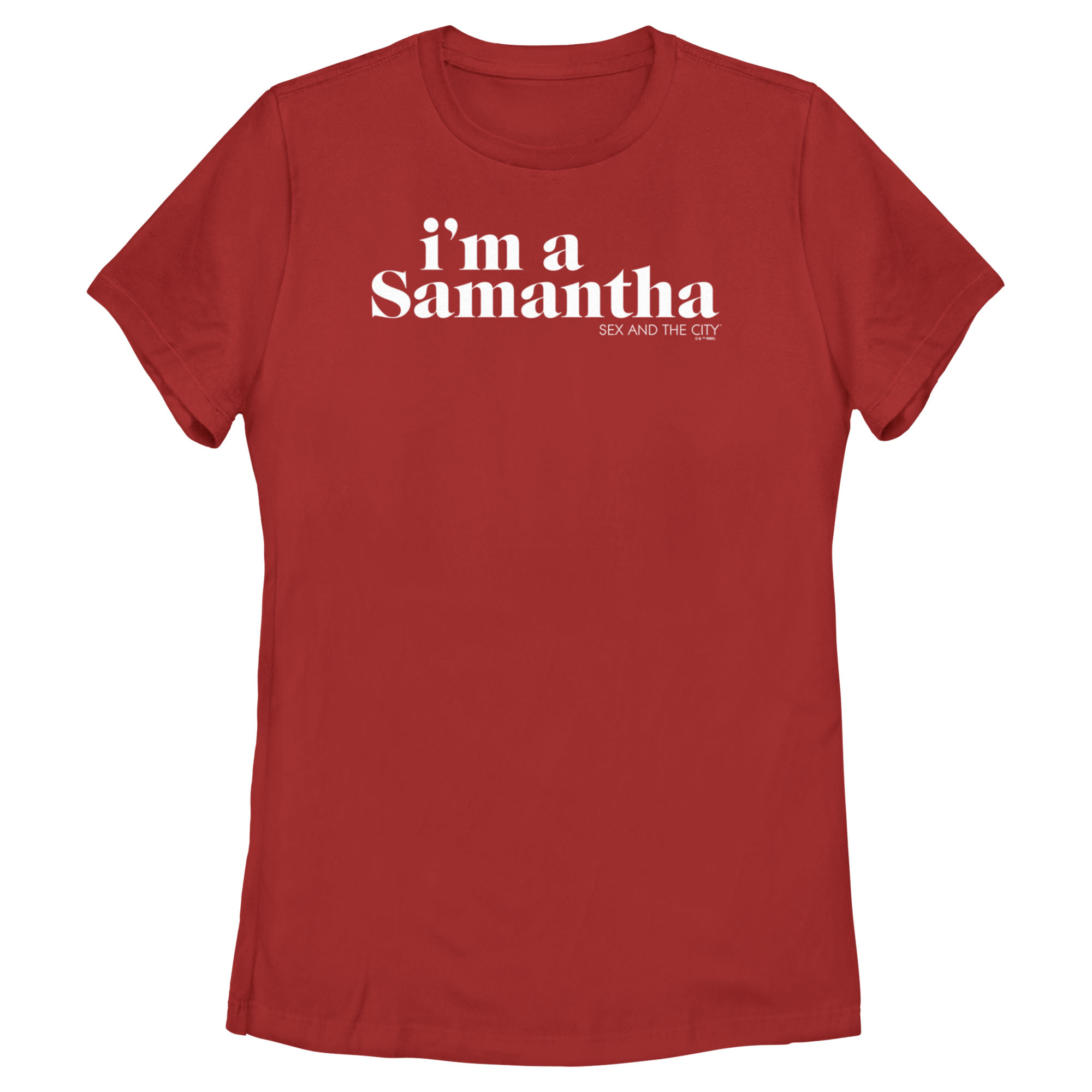 Sex and the City Women's Sex and the City I'm a Samantha Text  Graphic T-Shirt