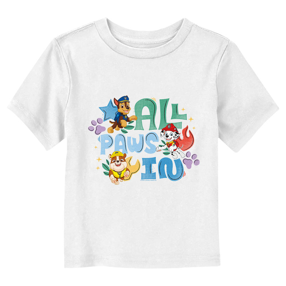 Paw Patrol Toddler's PAW Patrol All Paws In  Graphic T-Shirt