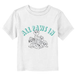 Paw Patrol Toddler's PAW Patrol All Paws In Line Up  Graphic Tee