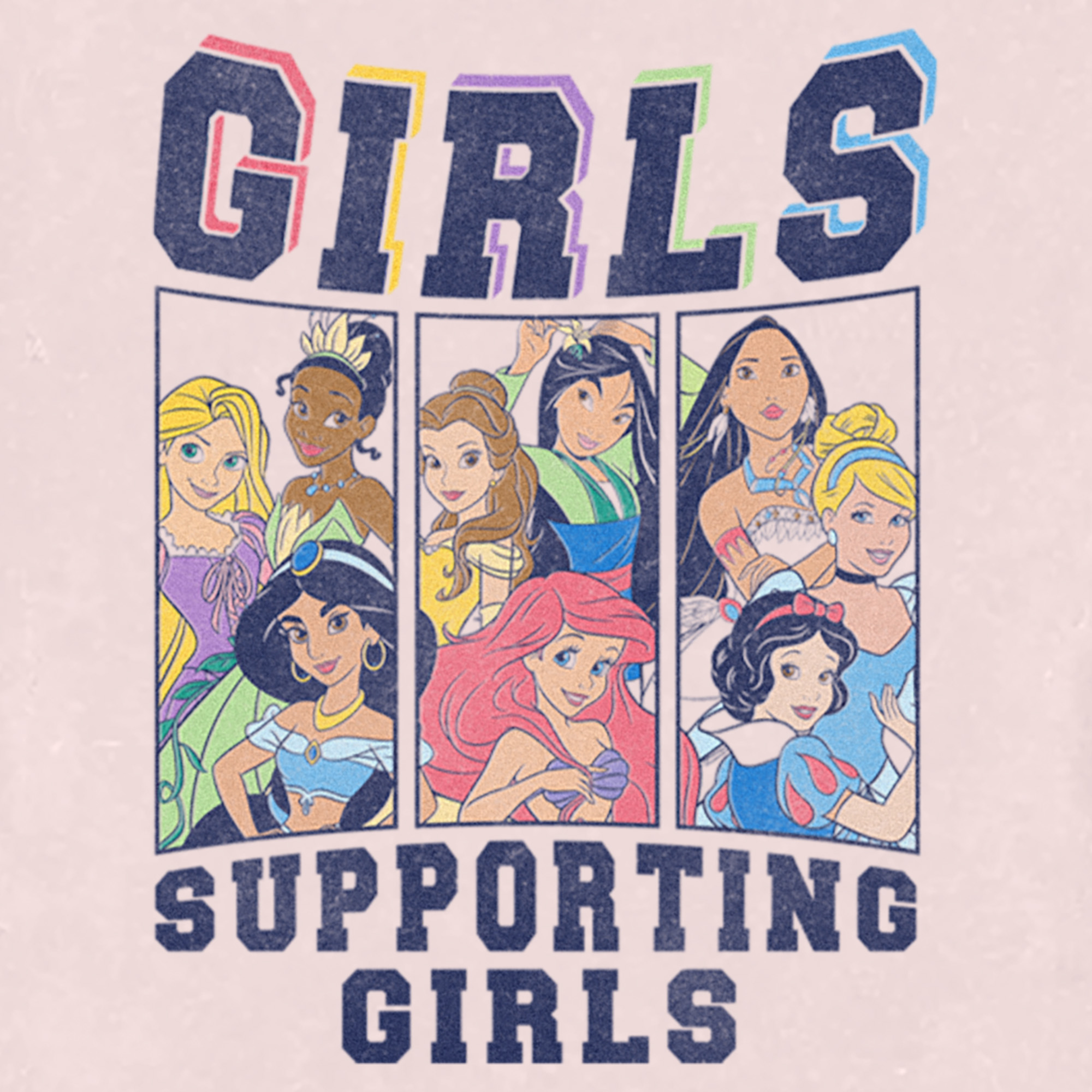 Disney Toddler's Disney Girls Supporting Girls  Graphic T-Shirt