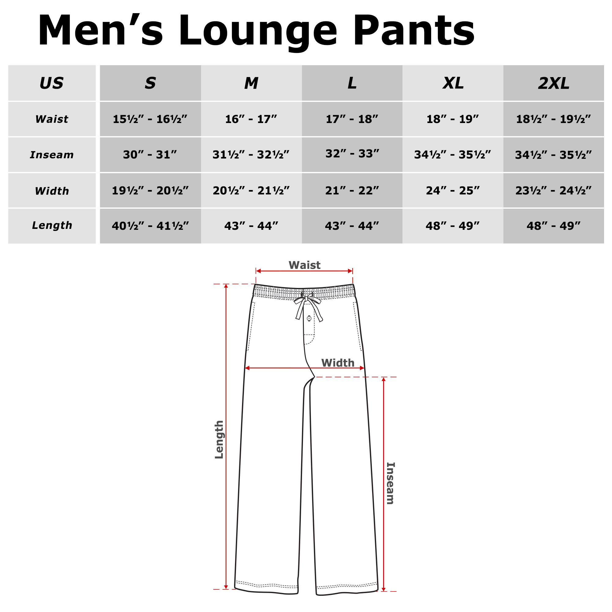 Maruchan Men's Maruchan Logo Letter Stack  Lounge Pants