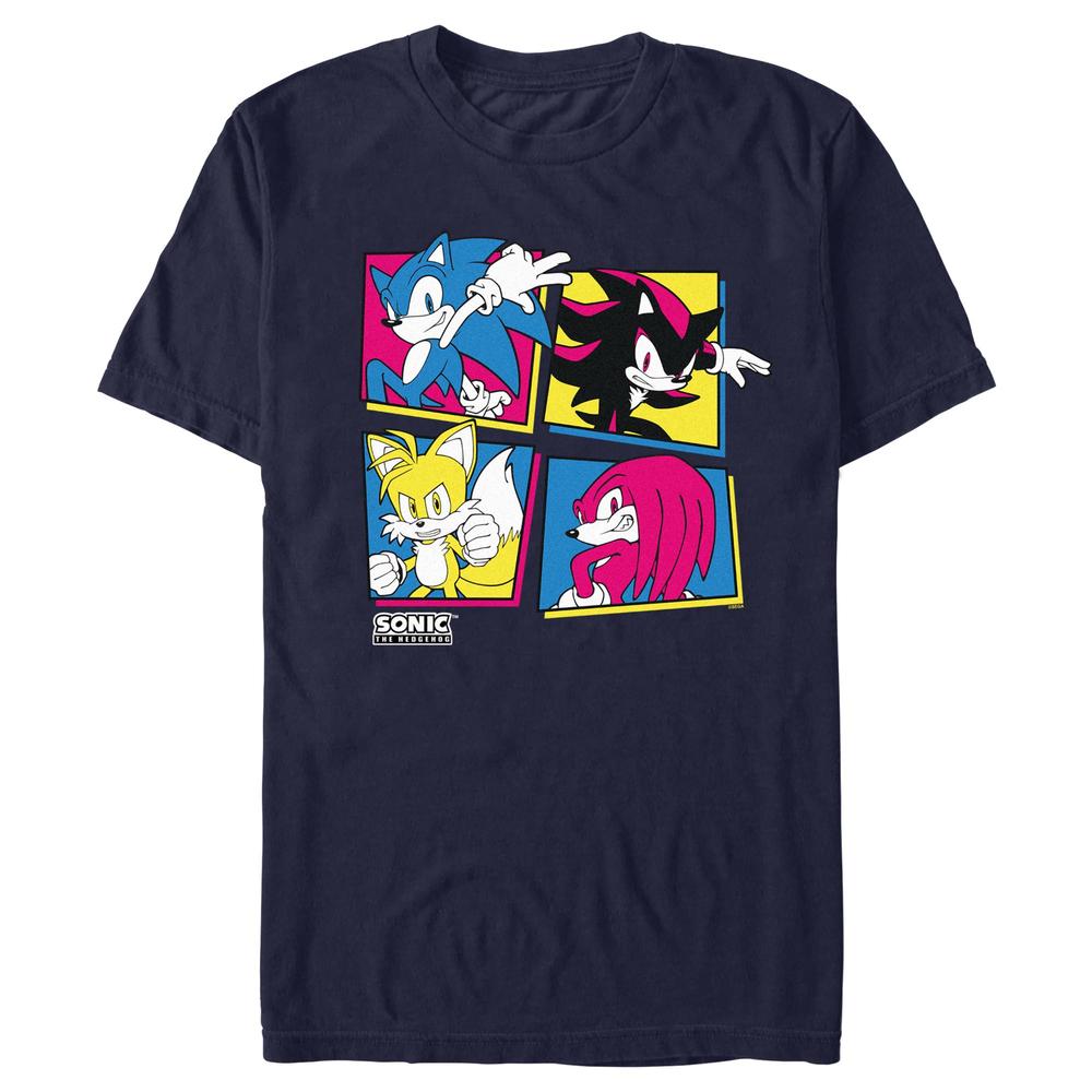 Sonic The Hedgehog - T-shirt Da Uomo / T-shirt, Polo E Sonic The Hedgehog - T-shirt Da Uomo / T-shirt, Polo E