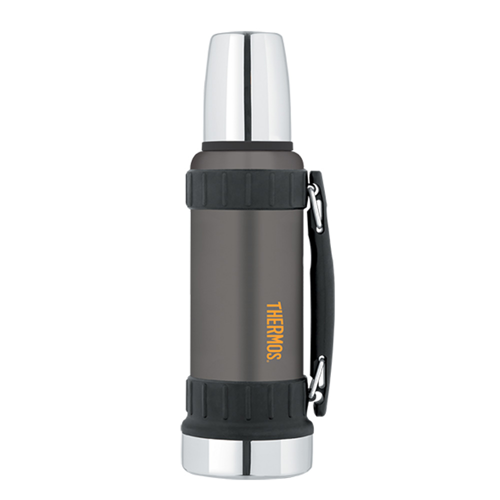 Thermos Work Series&trade; Vacuum Insulated Beverage Bottle - 40 oz. - Gunmetal Gray