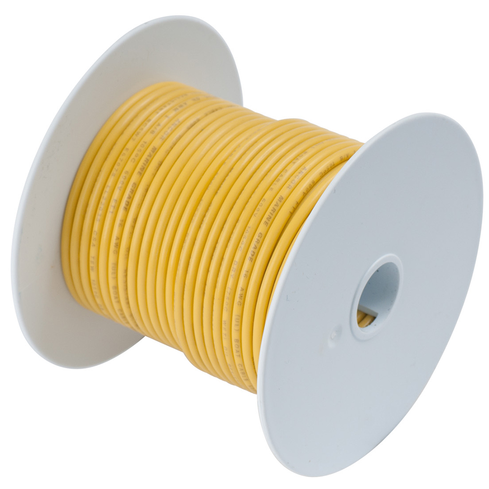Ancor Yellow 10 AWG Tinned Copper Wire - 25'
