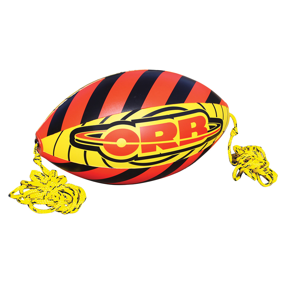 Airhead Orb, Towable Tube Rope Performance Ball, Orange/Yellow