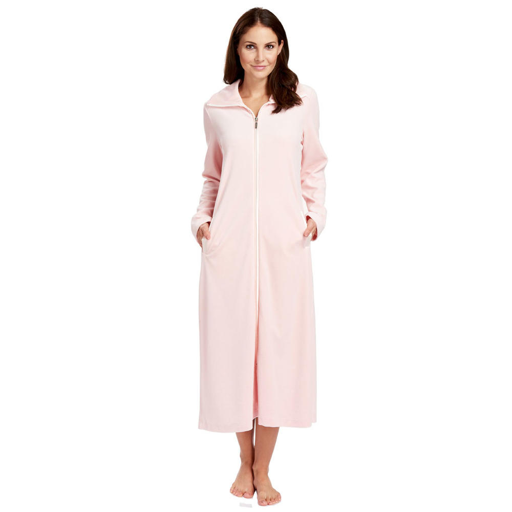 Fraud 3883036-10013 Peach Pink Cotton Dressing Gown