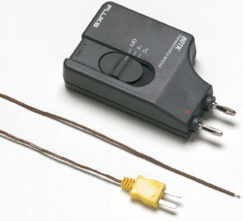 fluke 80tk thermocouple module