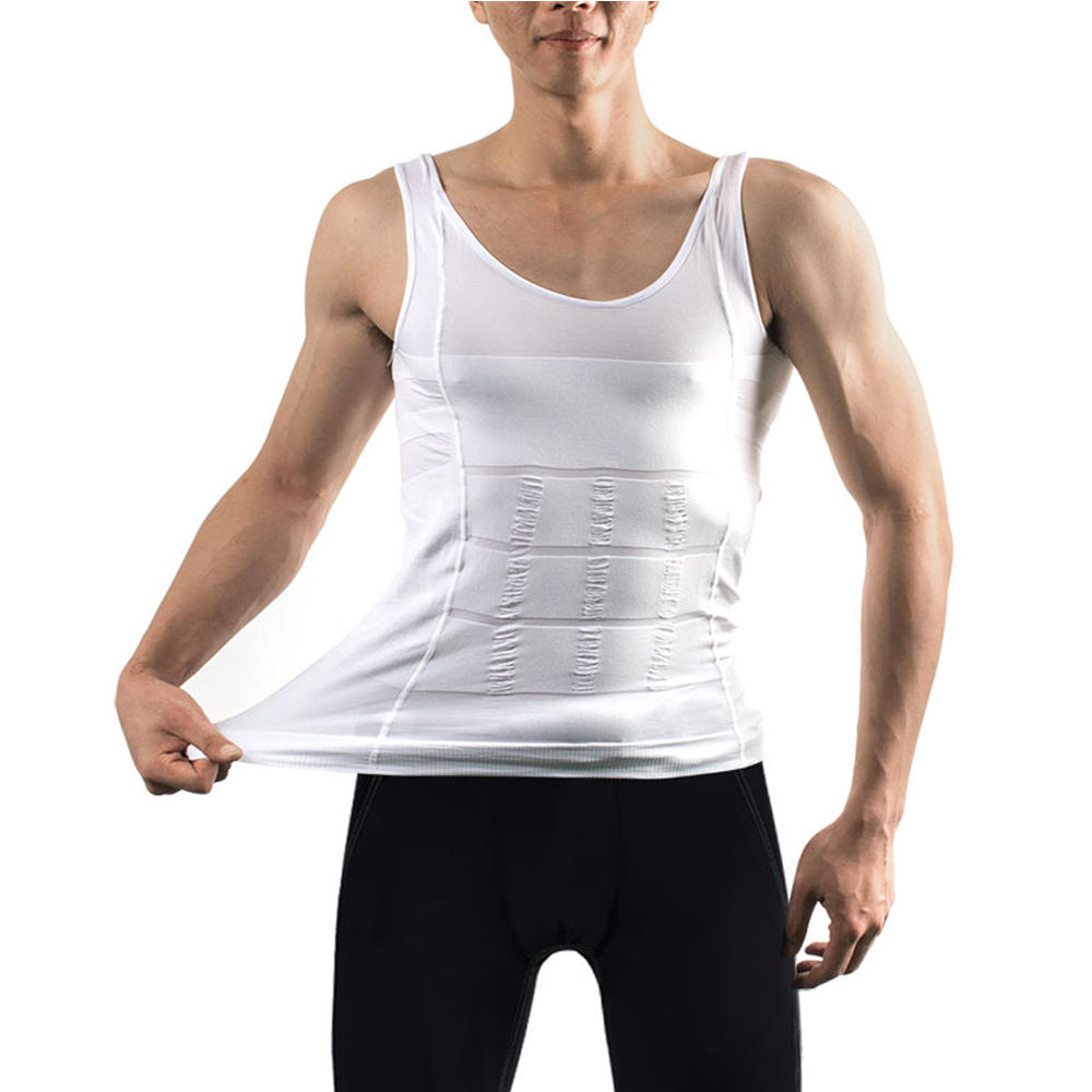 &nbsp; Men's Body Shaper For Men Slimming Shirt Tummy Waist Vest lose Weight Sport Training