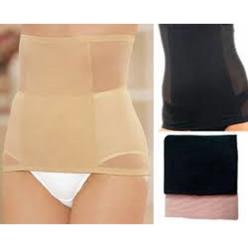 As Seen On TV 2 Pack Invisible Tummy Trimmer 1 black 1 nude Waist Cincher Belt