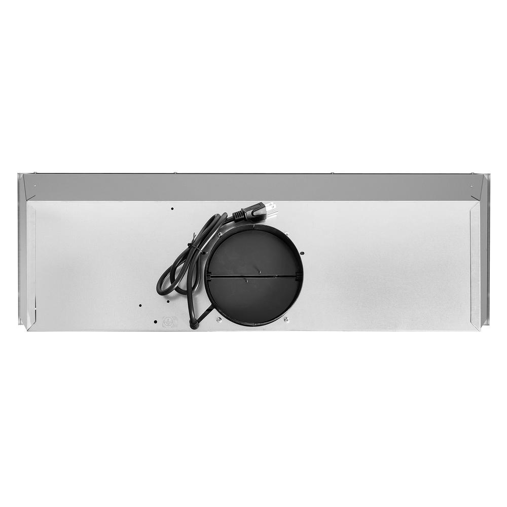 Cosmo 36 in. Insert Range Hood with Soft Touch Controls in Stainless Steel