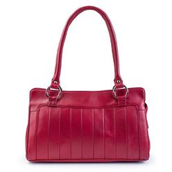 Visconti Handbags Wallets Sears Visconti 18828 Quality Zip Top Red Genuine Leather Handbag