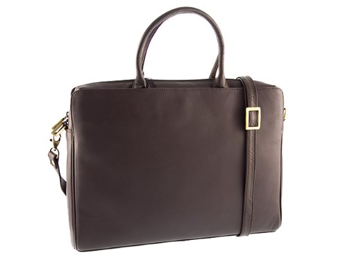 Visconti 18427 Las Top Handle Black Handbag Briefcase
