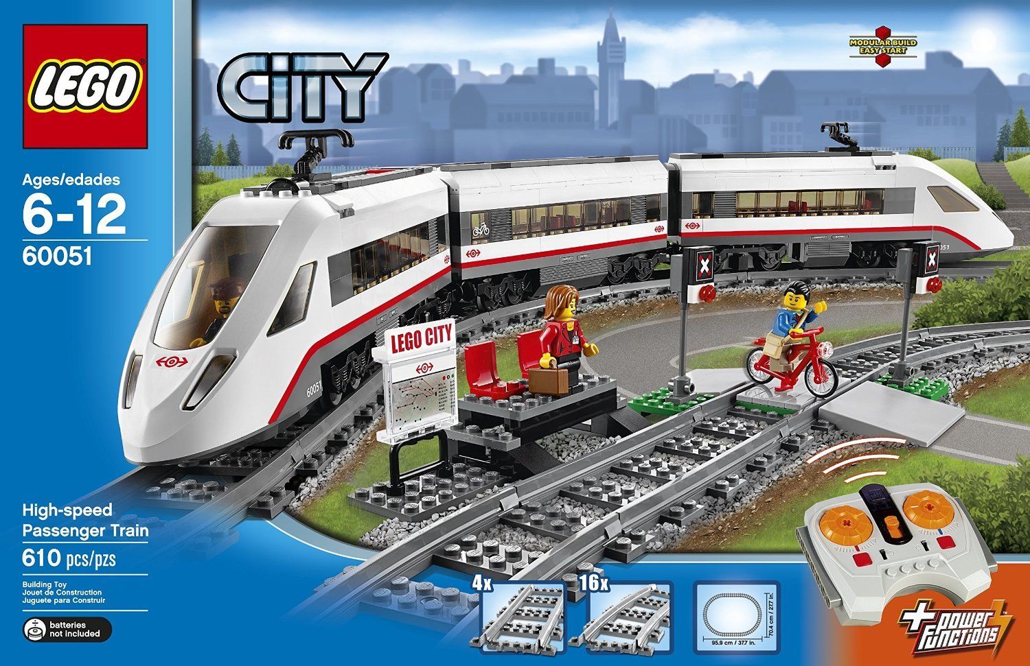 Ledelse huh gen NEW & SEALED! LEGO City Trains High-speed Passenger Train 60051 Building Toy