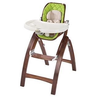 Summer Infant 22393 Bentwood Wooden Baby Highchair Portable High Chair Green