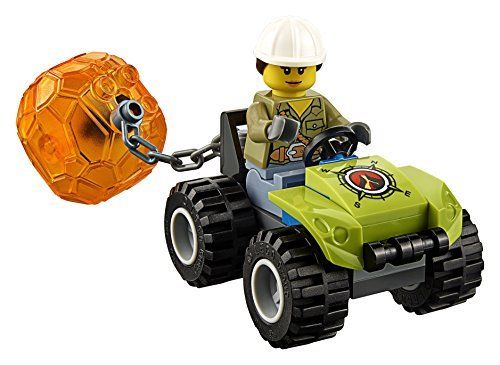 LEGO City Volcano Explorers 60122 BUILDING KIT, Volcano Crawler Kids LEGO SET