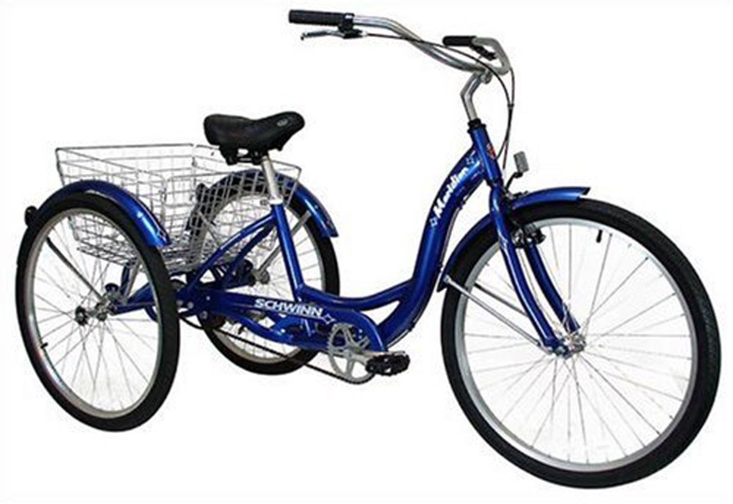 Schwinn Meridian Adult 26-Inch Lightweight Aluminum Frame 3-Wheeled Bike (Blue)