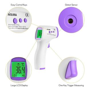 Aiqura Infrared Forehead Thermometer Non Contact Temperature