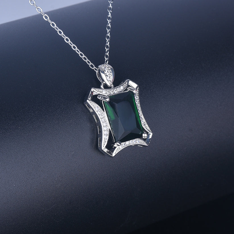 Platinum green diamond [excluding chain]