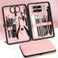 Sakura Pink-Black Accessories 18-piece Set