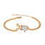 18K gold plated-blue
