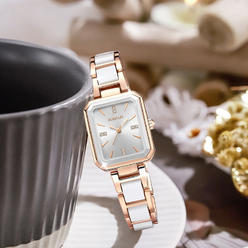Kim Thomas Women's watch student new square temperament alloy set diamond fashion waterproof watch